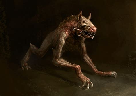 Horror Creature Concept 3 Hound By Cloister On Deviantart