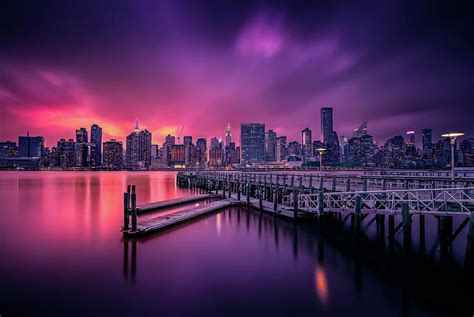 Manhattan Sunset New York Photograph By Hernan Calderon Velasco