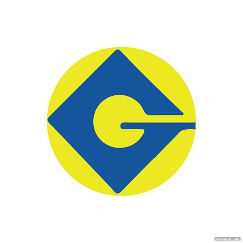 G Minion Logo Printable