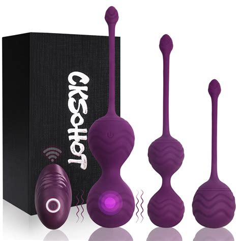 Buy Cksohot Pelvic Floor Trainer For Women With Remote Control Set Of Silicone Balls With