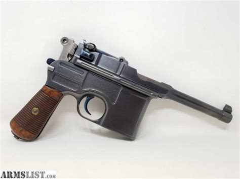 Armslist For Sale Mauser C96 Broomhandle 9mm Semi Auto Pistol