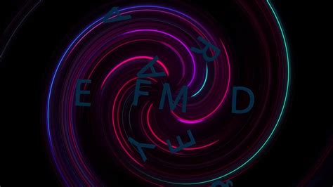 Aae Neon Lights And Text Animation Şeref Mayda Youtube