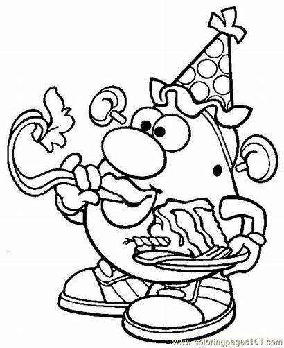Potato Mr Head Pages Coloring Printable Toy