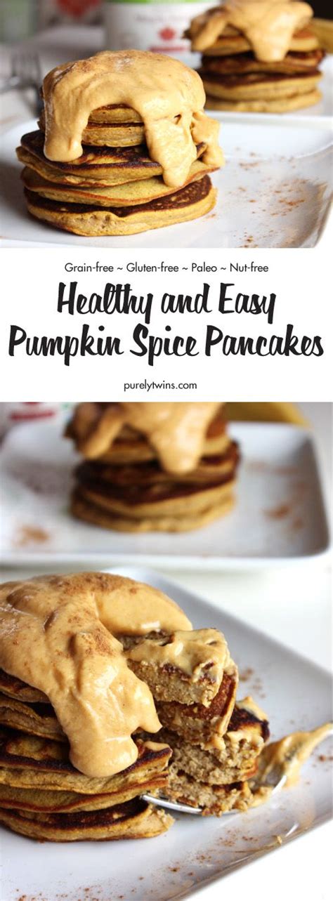 Flourless Pumpkin Plantain Pancakes With Pumpkin Whipped Cream Recipe