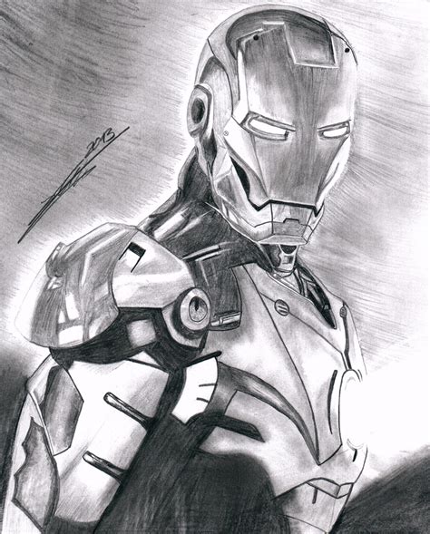 Iron Man Drawing By Markusihl On Deviantart