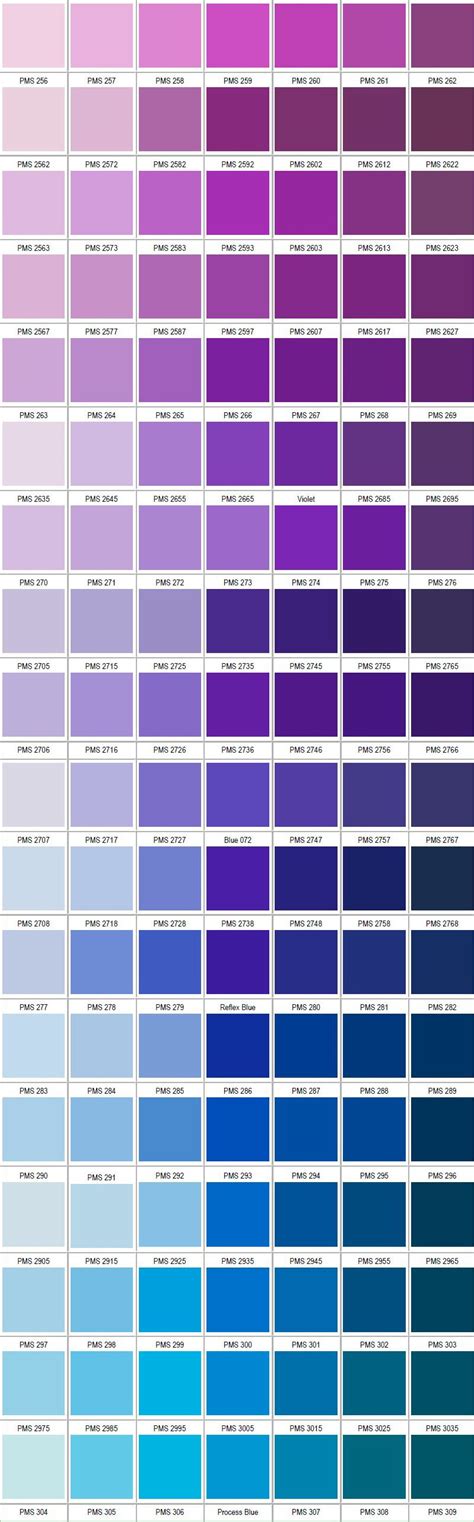 Pantone Purple Color Palettes Pantone