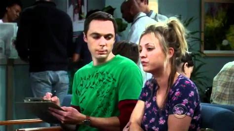 The Big Bang Theory Sheldon Fills A Form Out For Penny At The