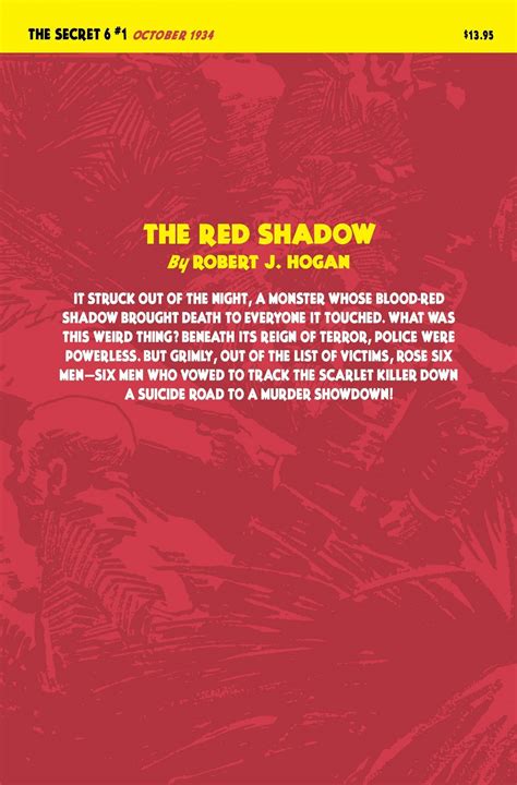The Secret 6 1 The Red Shadow By Norvell Page