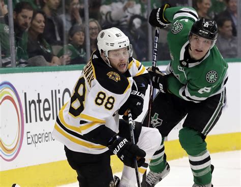 David Pastrnak Game Winning Goal Helps Boston Bruins Finish Comeback