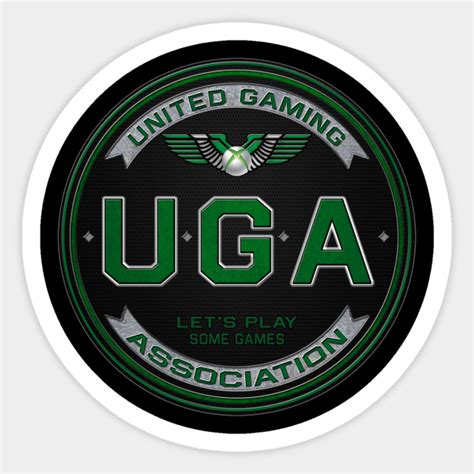 United Gaming Association Small Logo Xbox Sticker Teepublic