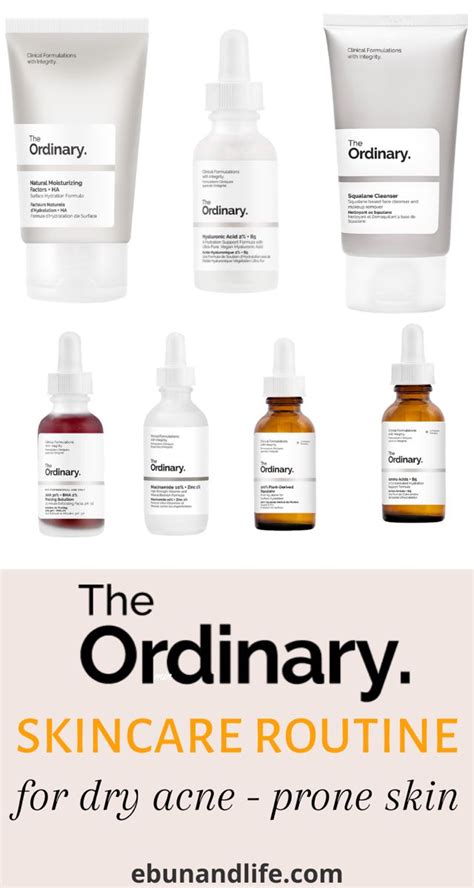 The Ordinary For Dry Skin The Ordinary Products Dry Acne Prone Skin