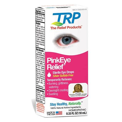 Pink Eye Relief™ Eye Drops Pink Eye Drops Pink Eye Medicine Eye