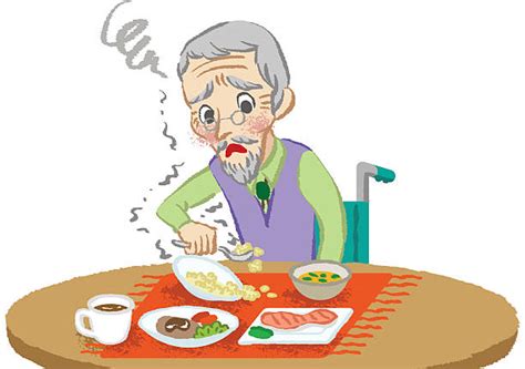 Sick Person Eating Soup Illustrations Royalty Free Vector Graphics