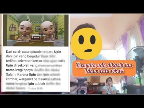 Check spelling or type a new query. NAMA ASLI UPIN IPIN SEBENERNYA ADALAHH A****** 😱😱😱 - YouTube