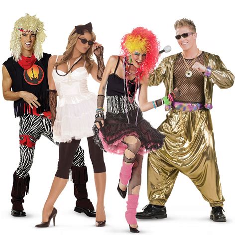 80s Rockstars Group Costumes Disfraces Moda Fiestas De Los 80