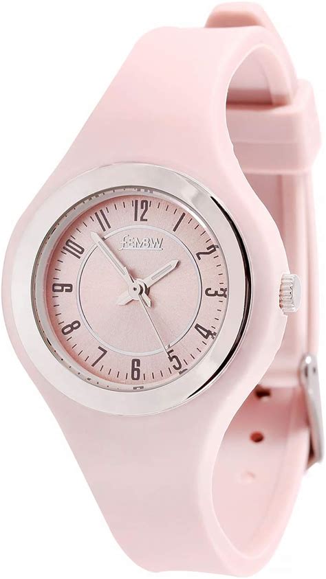 fashion casual analog quartz wrist watch for teens and adults silicone strap with