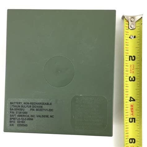 Ba 5590 Non Rechargeable Liso2 Military Radio Battery For Sale