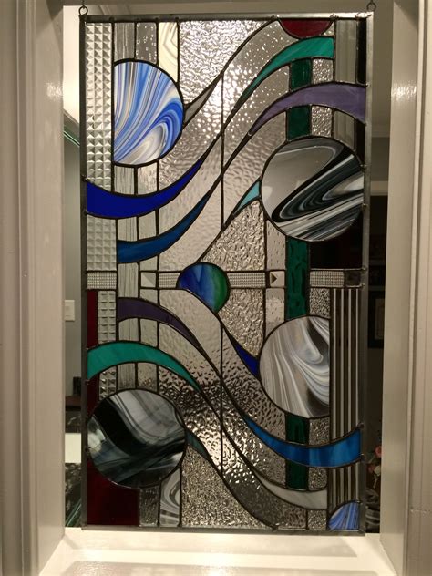 Abstract Stained Glass Modern Stained Glass Panels Modern Stained Glass Stained Glass Panels