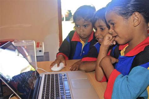 Laptop Work Djarragun College Indigenous School Queensland