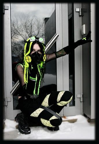 Cyber Goth Girl In Green Mysteria Violent Flickr