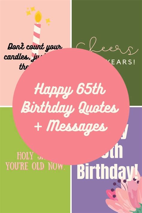 Happy 65th Birthday Quotes Messages Darling Quote