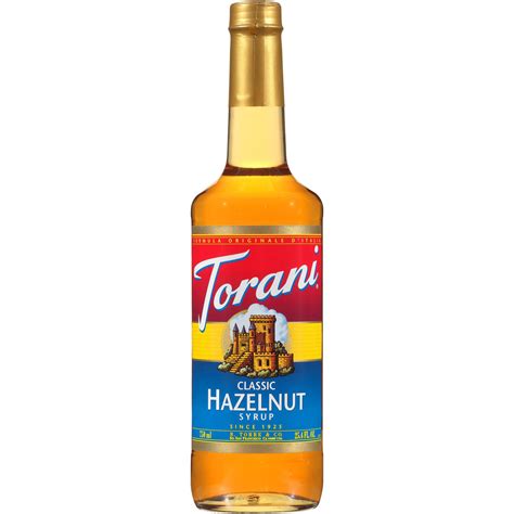 Torani Classic Hazelnut Syrup 750 Ml Bottle
