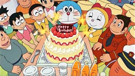 Happy Birthday Doraemon Cartoon Doraemon Doremon Cartoon