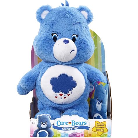 Care Bear Grumpy Bear Plush 35 Cm With Dvd