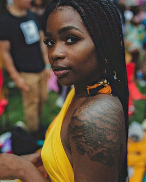 Pin By Portraits By Tracylynne On Brown Skin Dark Skin Tattoo Black