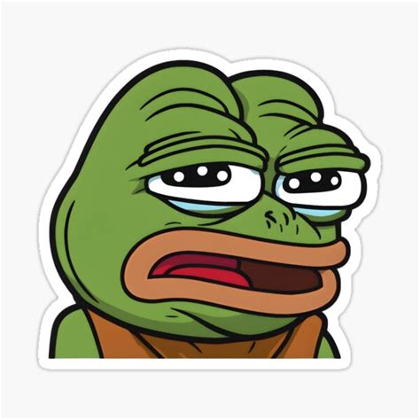 Pepe Frog Meme Sticker For Sale By Chief A Redbubble