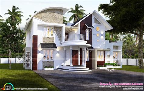 Super Awesome Modern Kerala Home Design Sq Ft Kerala Home Design