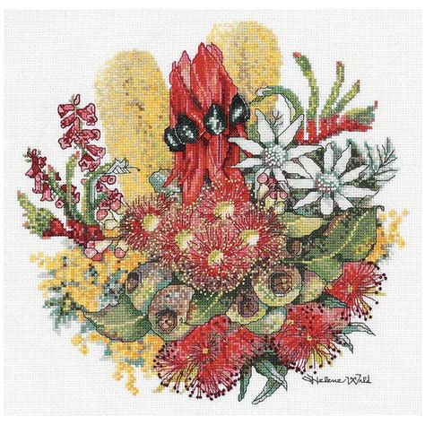 Shop my patterns the wildflowers. DMC By Leuts Helene Wild Wildflower Bouquet Cross Stitch