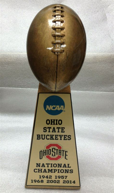 Ohio State Buckeyes Ncaa National Champion Football Trophy 13 Sport