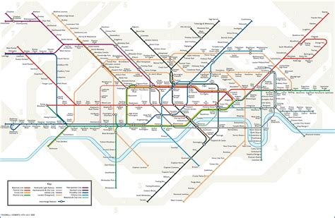London Rail Zones Map