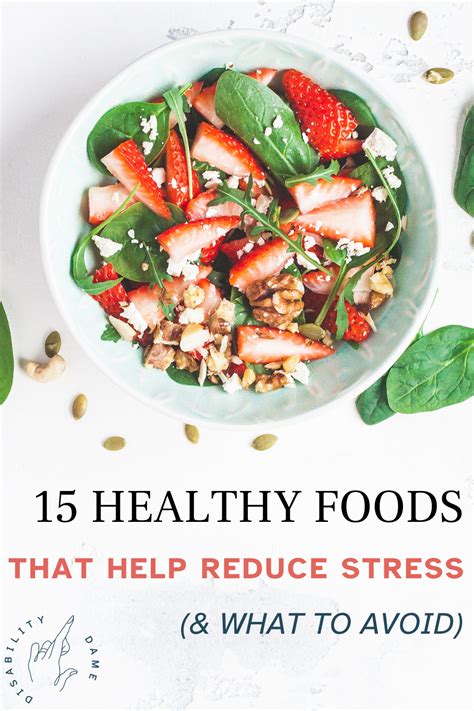 15 Healthy Foods That Help Reduce Stress Disability Dame