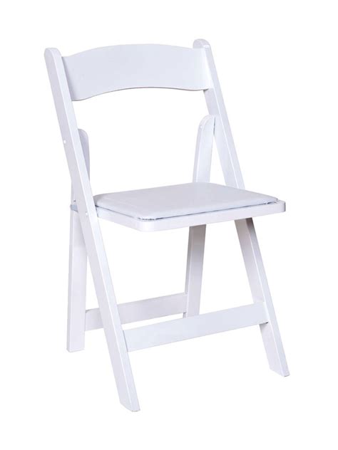 Hosting a party, backyard bbq or an outdoor brunch? White Resin Folding Chair - Anar Party Rentals