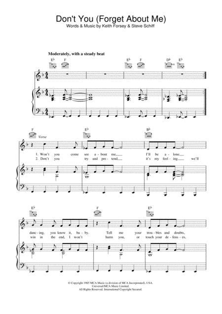 Download Simple Minds Digital Sheet Music And Tabs