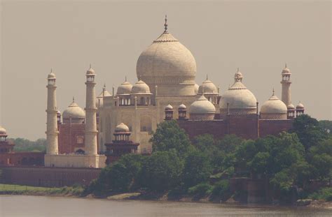 Taj Mahal From The Back Taj Mahal Landmarks Places