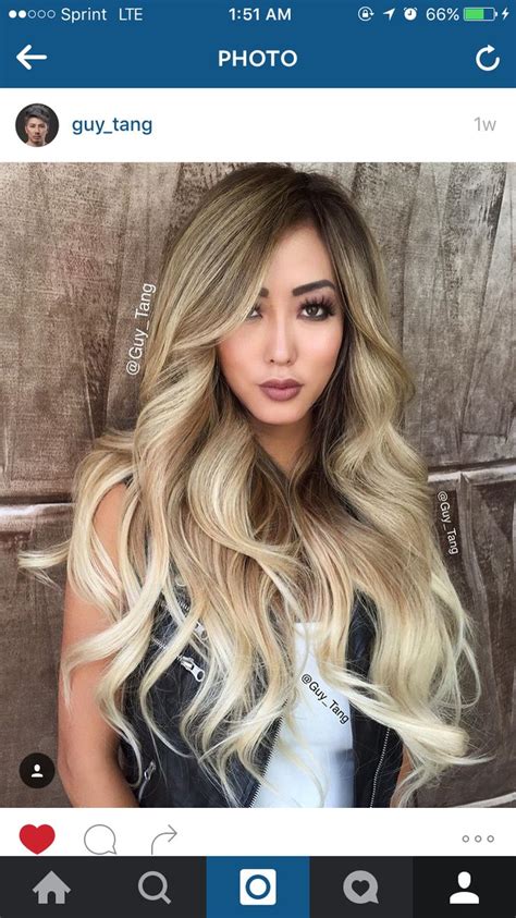 High quality & natural texture asian hair extensions to achieve different beautiful hairstyles. Favorite | Balayage hair, Tape in hair extensions, Hair ...