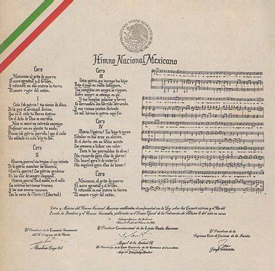 Himno nacional mexicano ), også kendt under dens begyndelse. México de mis recuerdos: La historia del Himno Nacional