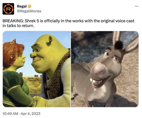 Shrek 5 Announcement Shrek 5 Know Your Meme