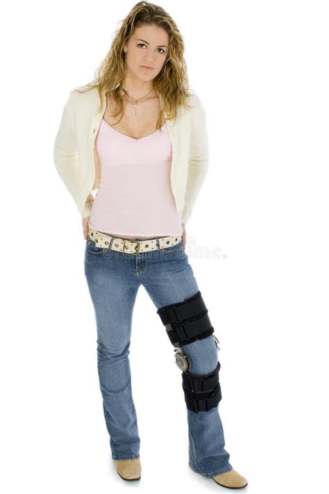591 Leg Brace Young Woman Stock Photos Free And Royalty Free Stock