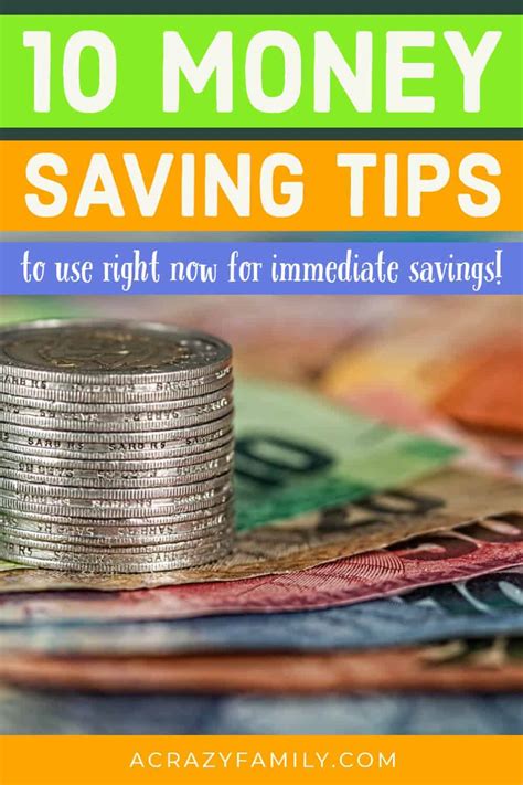 10 Tips For Saving Money