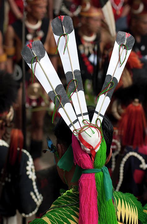 Headgear Of Angami Naga Tribe Photograph By Hira Punjabi