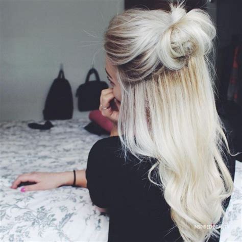 10 Stunning Bun Hairstyles Inspired Beauty In 2021 Platinum Blonde