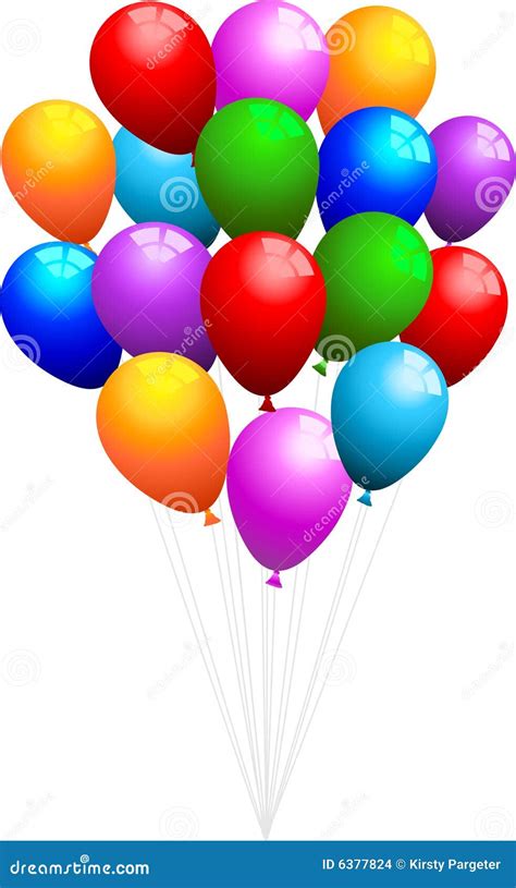 Bunch Of Balloons Stock Images Image 6377824