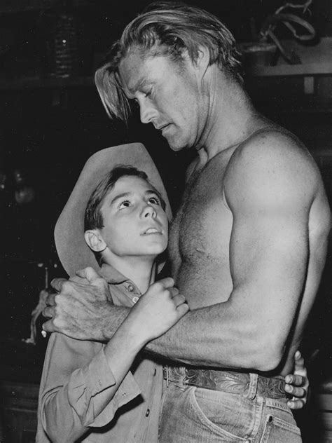 Chuck Connors Shirtless Hugging Johnny Crawford The Rifleman My Xxx