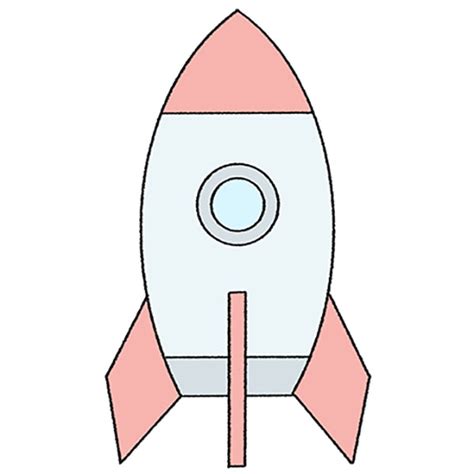 How To Draw A Rocket Easy Drawing Tutorial For Kids
