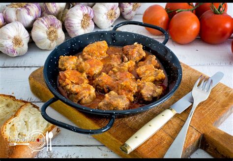 TERNERA AL AJILLO CON TOMATE | Comida, Ternera, Recetas con carne