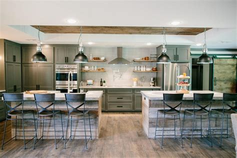 awesome two islands in kitchen gl kitchen design | Fixer upper kitchen, Rustic kitchen, Kitchen ...